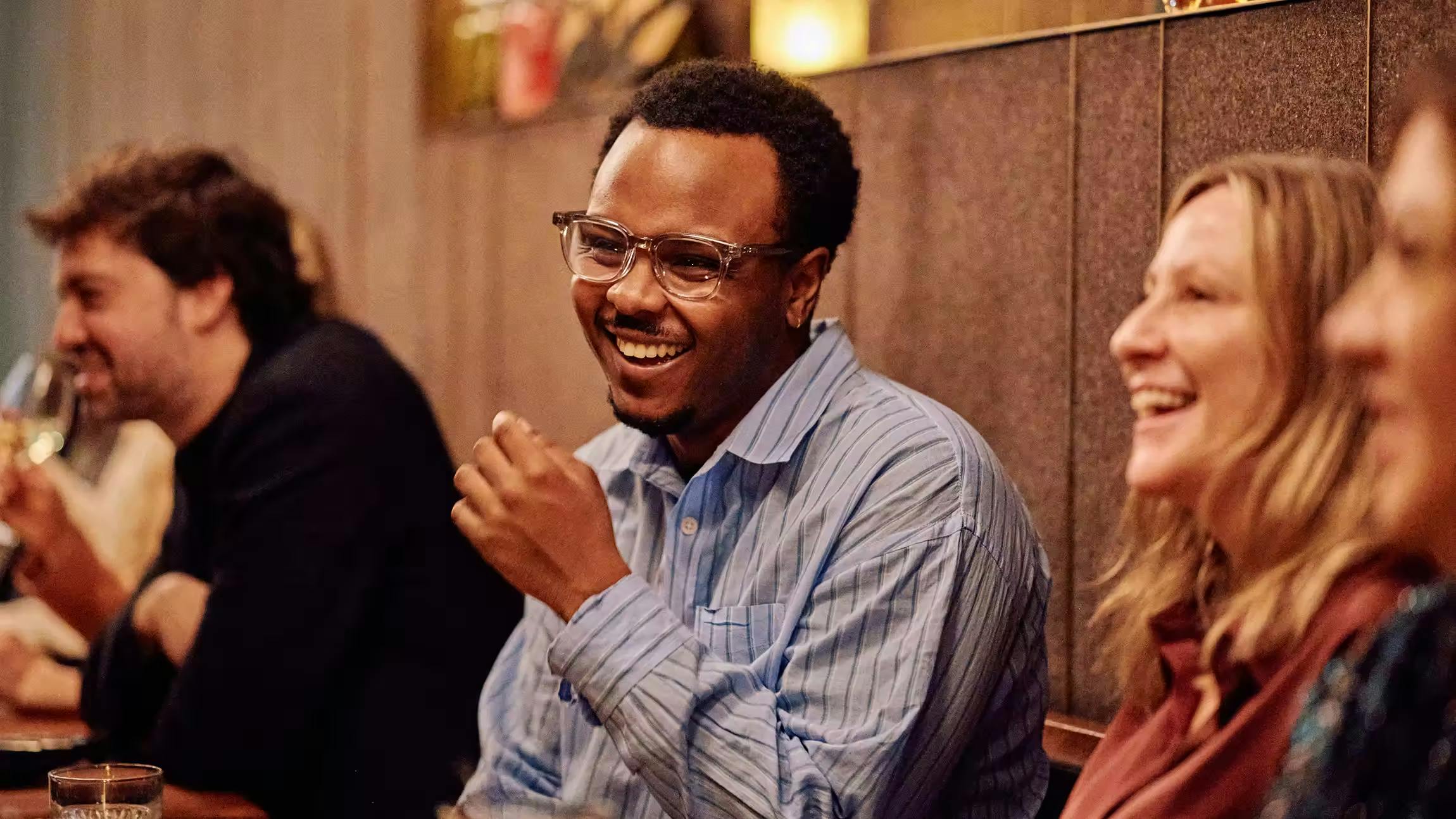 The Alto team enjoying dinner in Montreal