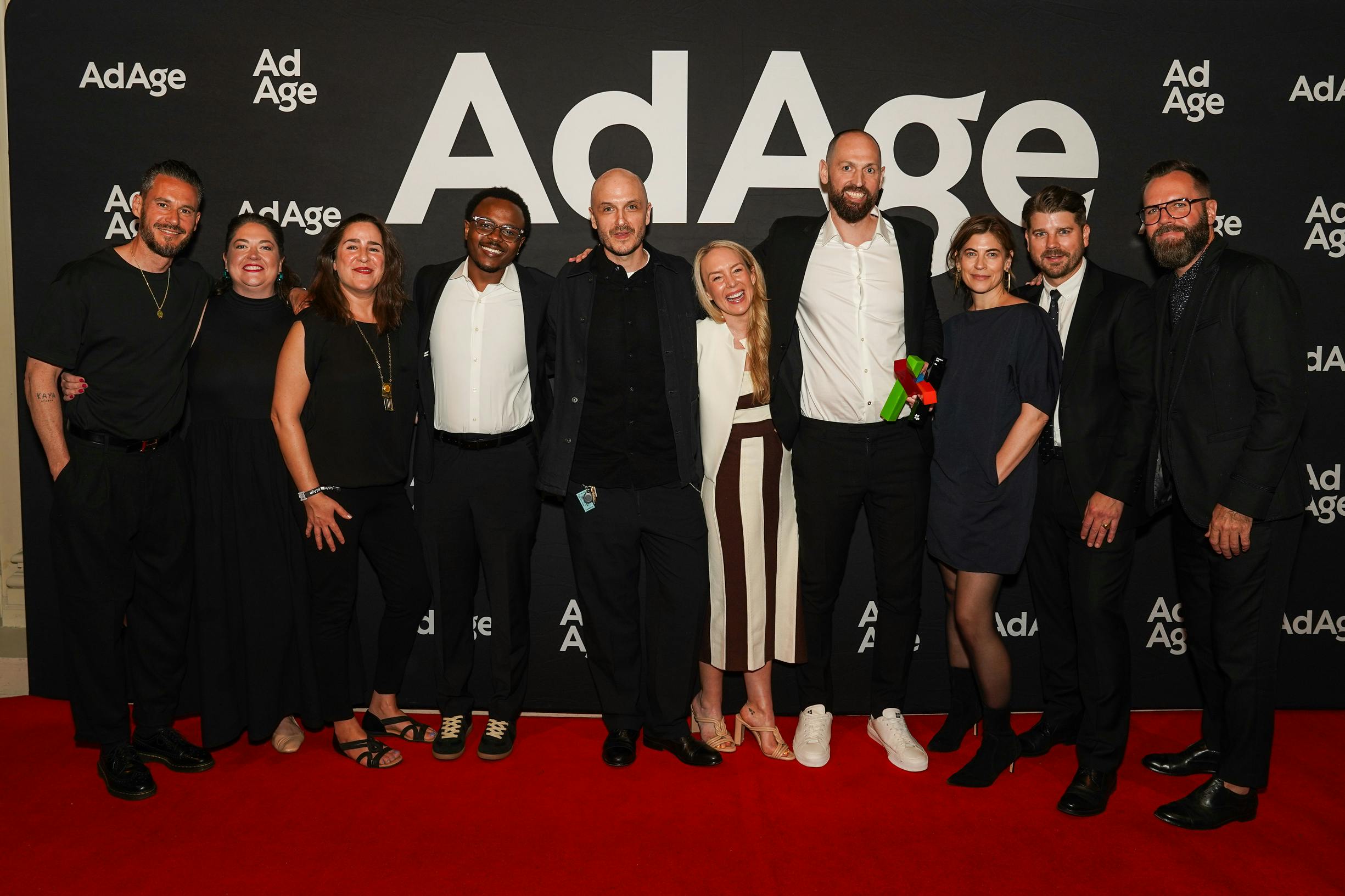 The Alto team standing at the 2025 Ad Age A-List and Creativity Awards Gala in New York City