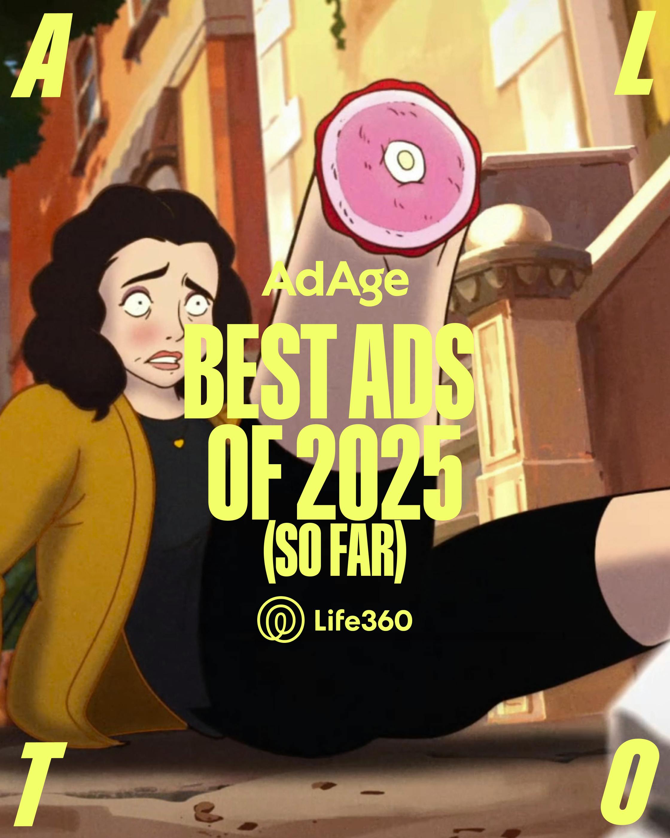 Ad Age "Best Ads of 2025 (so far)"